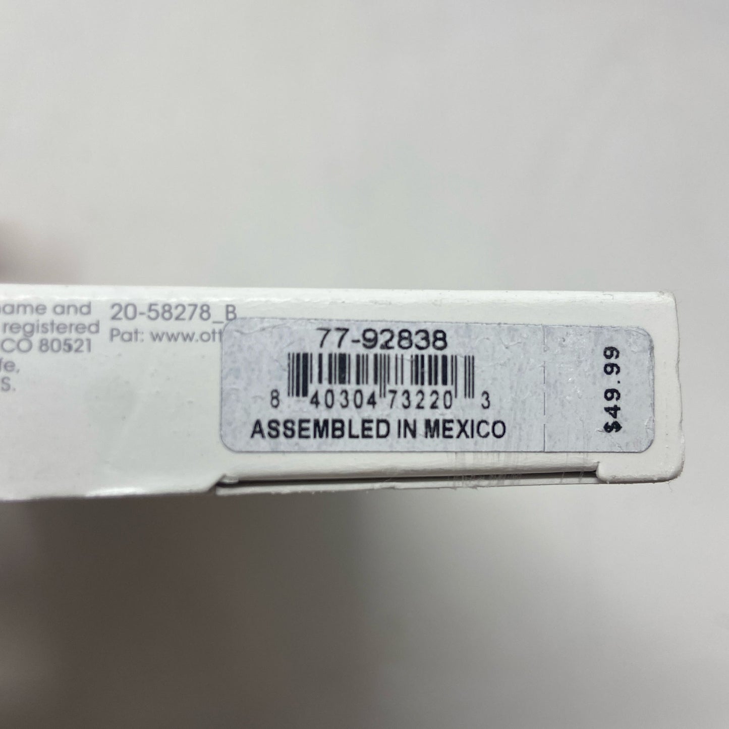 Serial #/Tag-LPNPMFX1908193