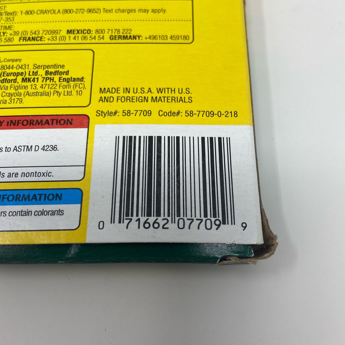 Serial #/Tag-LPNO547821798