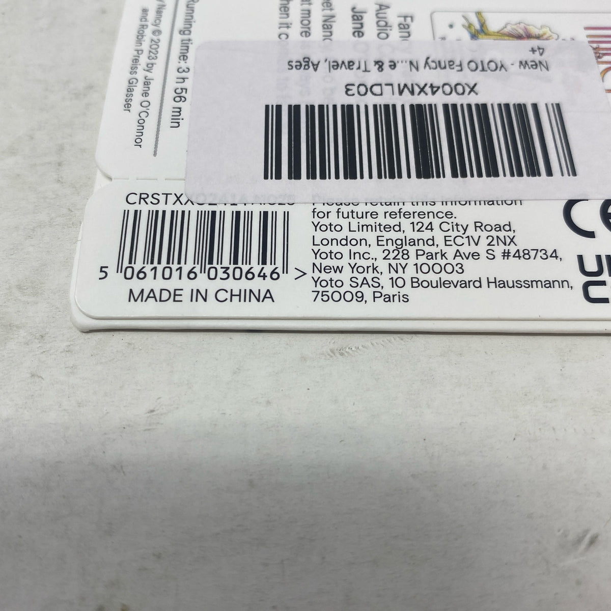 Serial #/Tag-LPNRRJC6002328