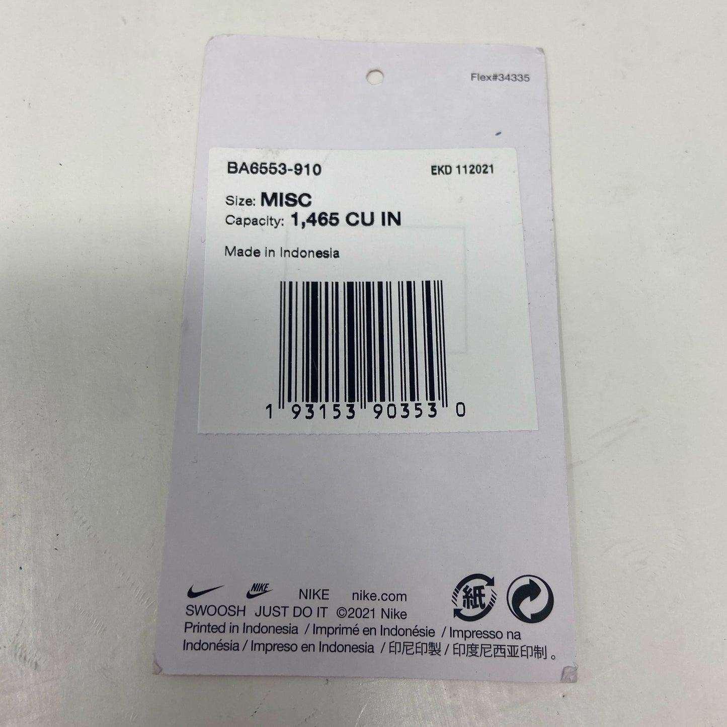Serial #/Tag-LPNNA6Z2Y23JR