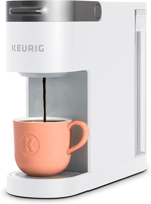 Keurig K-Slim Single Serve K-Cup Pod Coffee Maker, 4 Brew Sizes, White