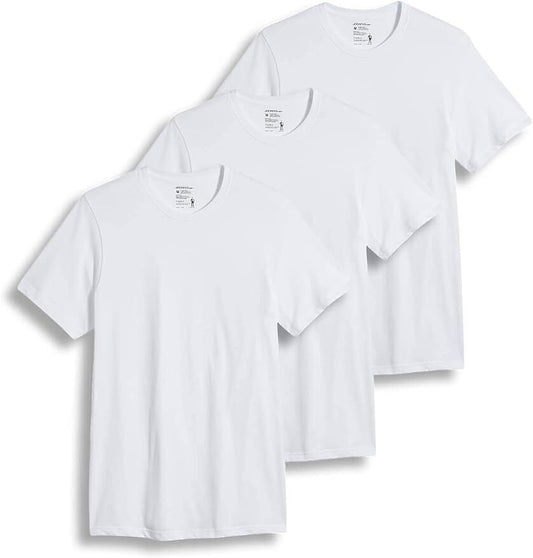 Jockey Men's Undershirt Classic Crew Neck - 3 Pack - Large