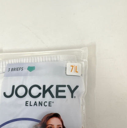 Jockey Women's Underwear Elance Brief - 3 Pack, 7L