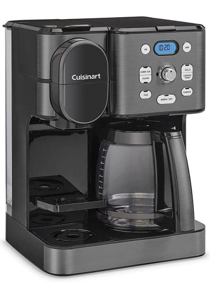 Cuisinart 12-Cup Glass Carafe Automatic Hot & Iced Coffee Maker Stainless Steel