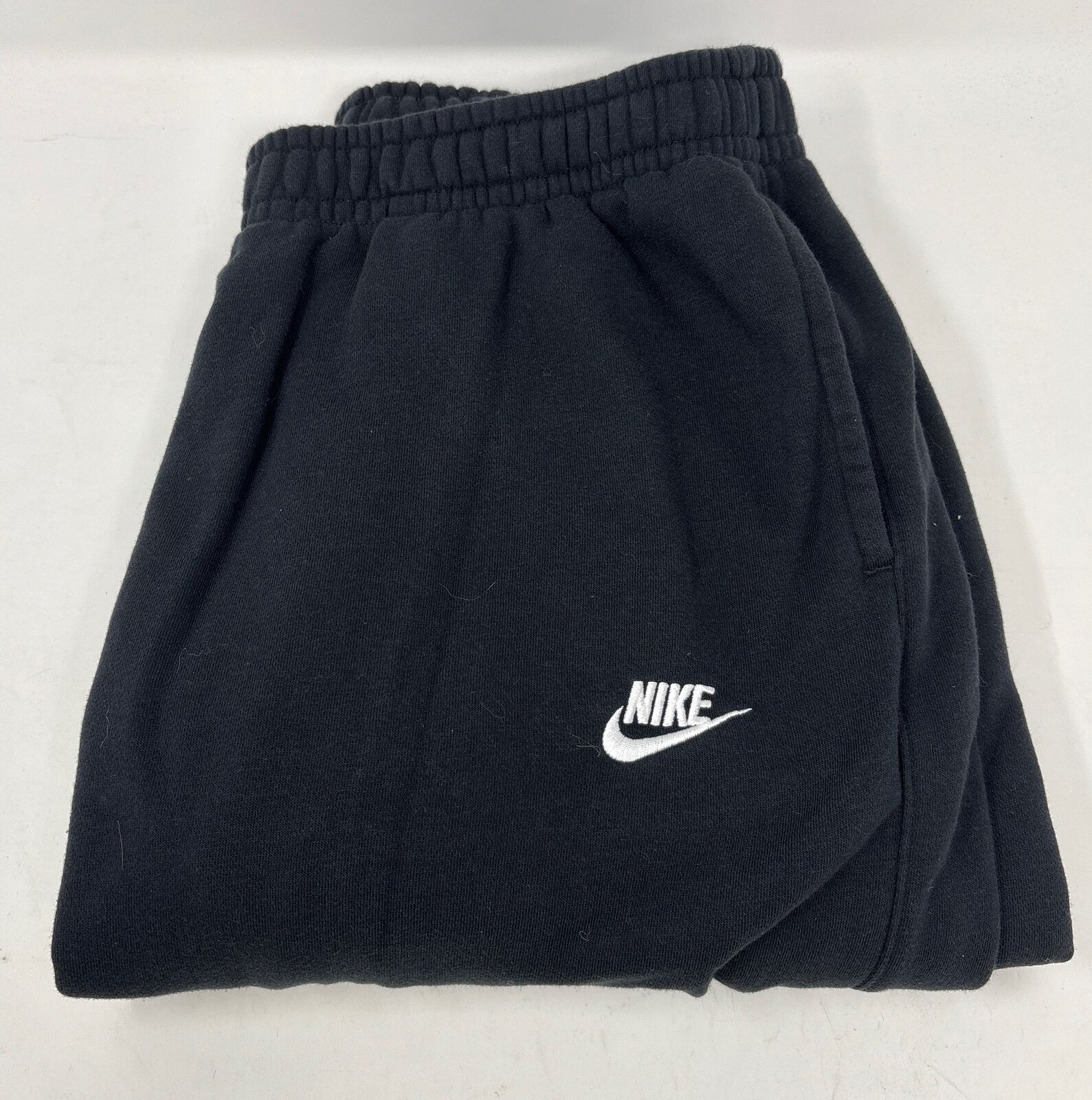 Nike Men's Sportswear Open Hem Club Pants, Black - XL