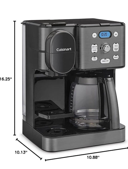 Cuisinart 12-Cup Glass Carafe Automatic Hot & Iced Coffee Maker Stainless Steel