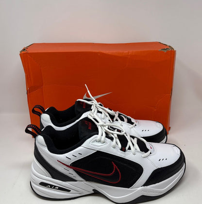 Nike Mens Air Monarch IV 415445-101 White/red Running Shoes Sneakers Size 12