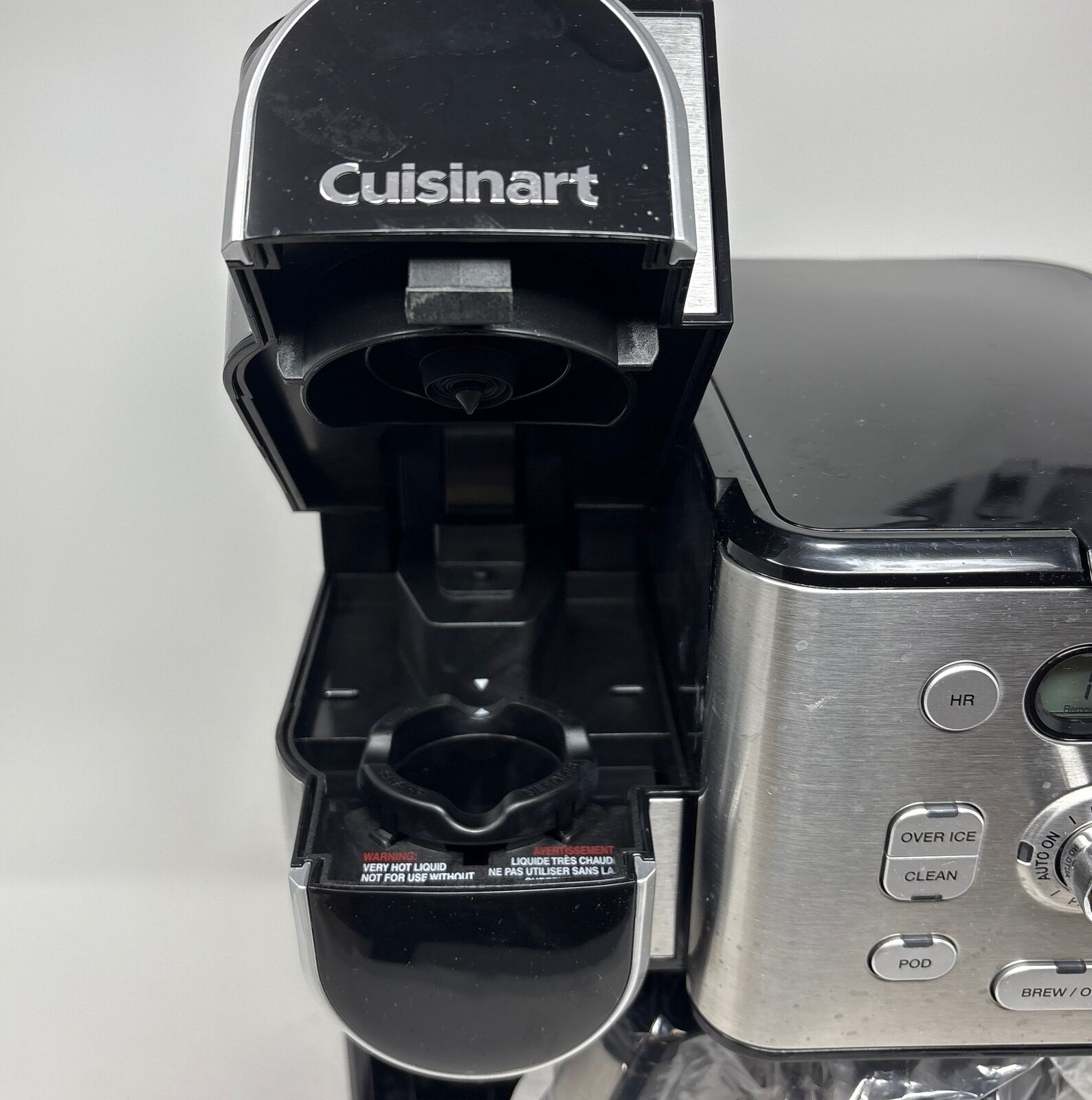 Cuisinart 12-Cup Glass Carafe Automatic Hot & Iced Coffee Maker Stainless Steel