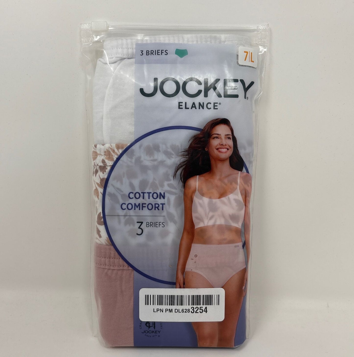 Jockey Women's Underwear Elance Brief - 3 Pack, 7L