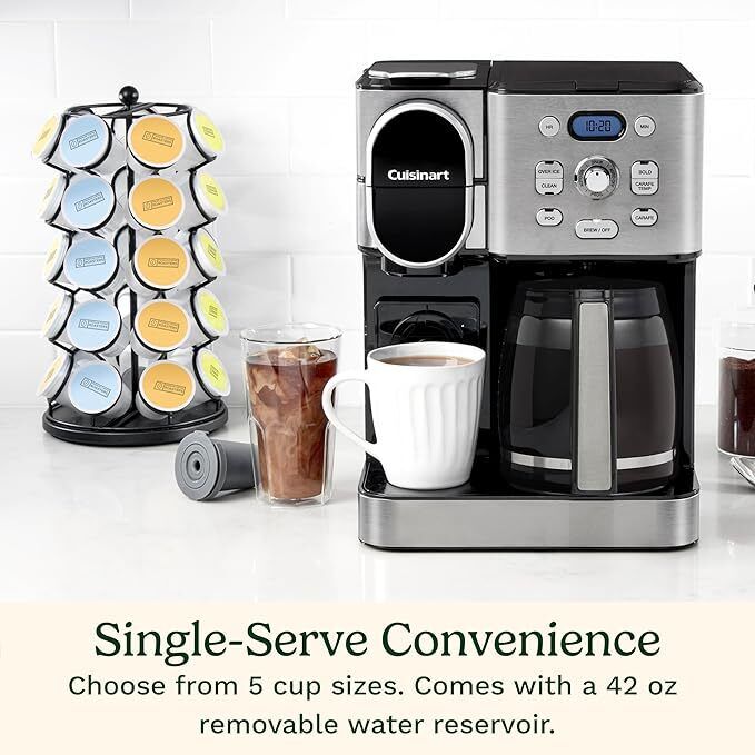 Cuisinart Coffee Maker, 12-Cup Glass Carafe, Automatic Hot & Iced Coffee Maker