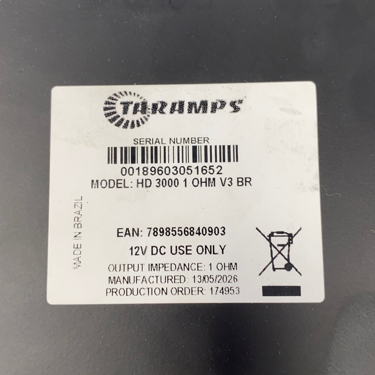 Serial #/Tag-LPNNH6WKYL3RR