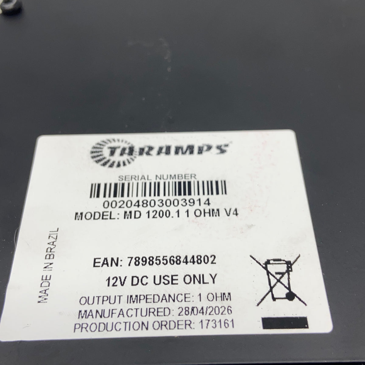 Serial #/Tag-UNT551792L27