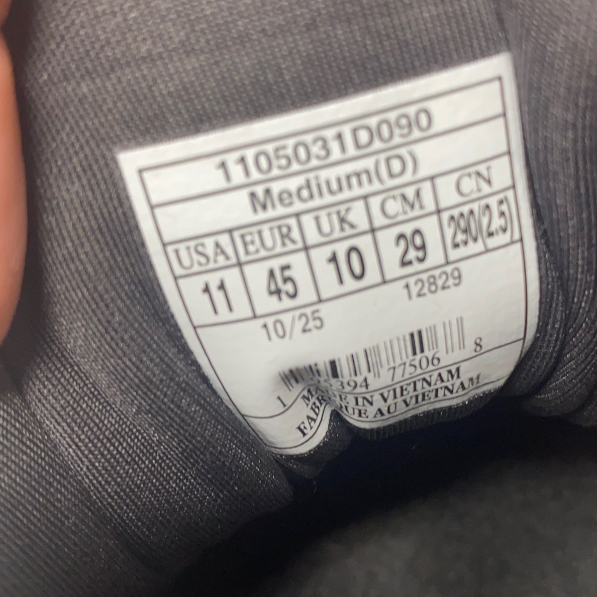 Serial #/Tag-LPNRRJP1283746