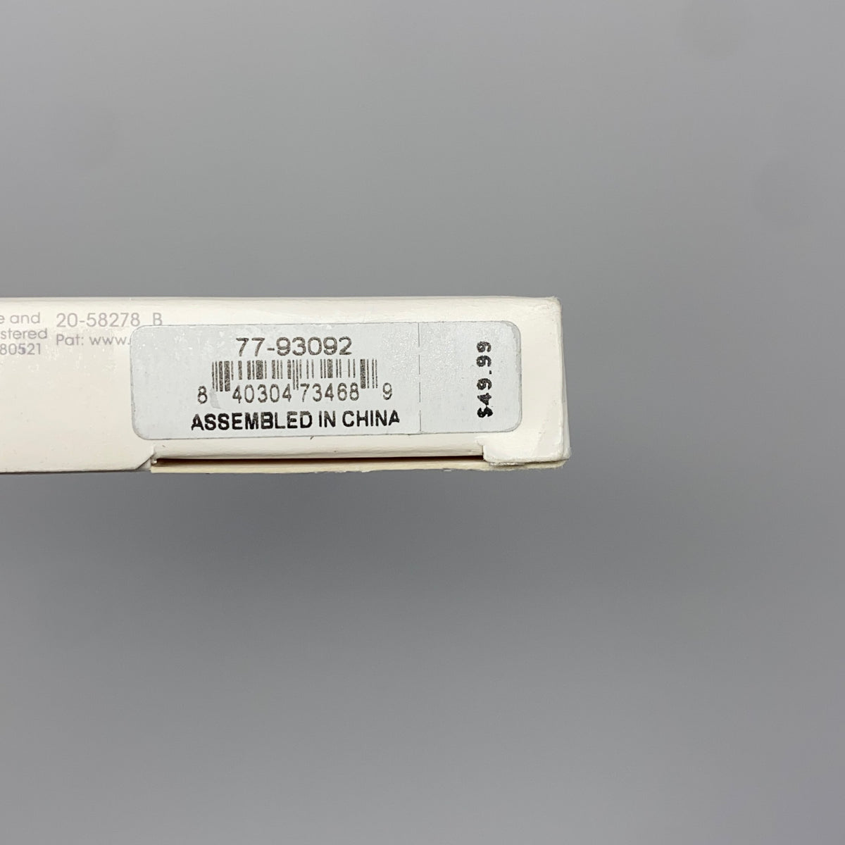 Serial #/Tag-LPNO607230005