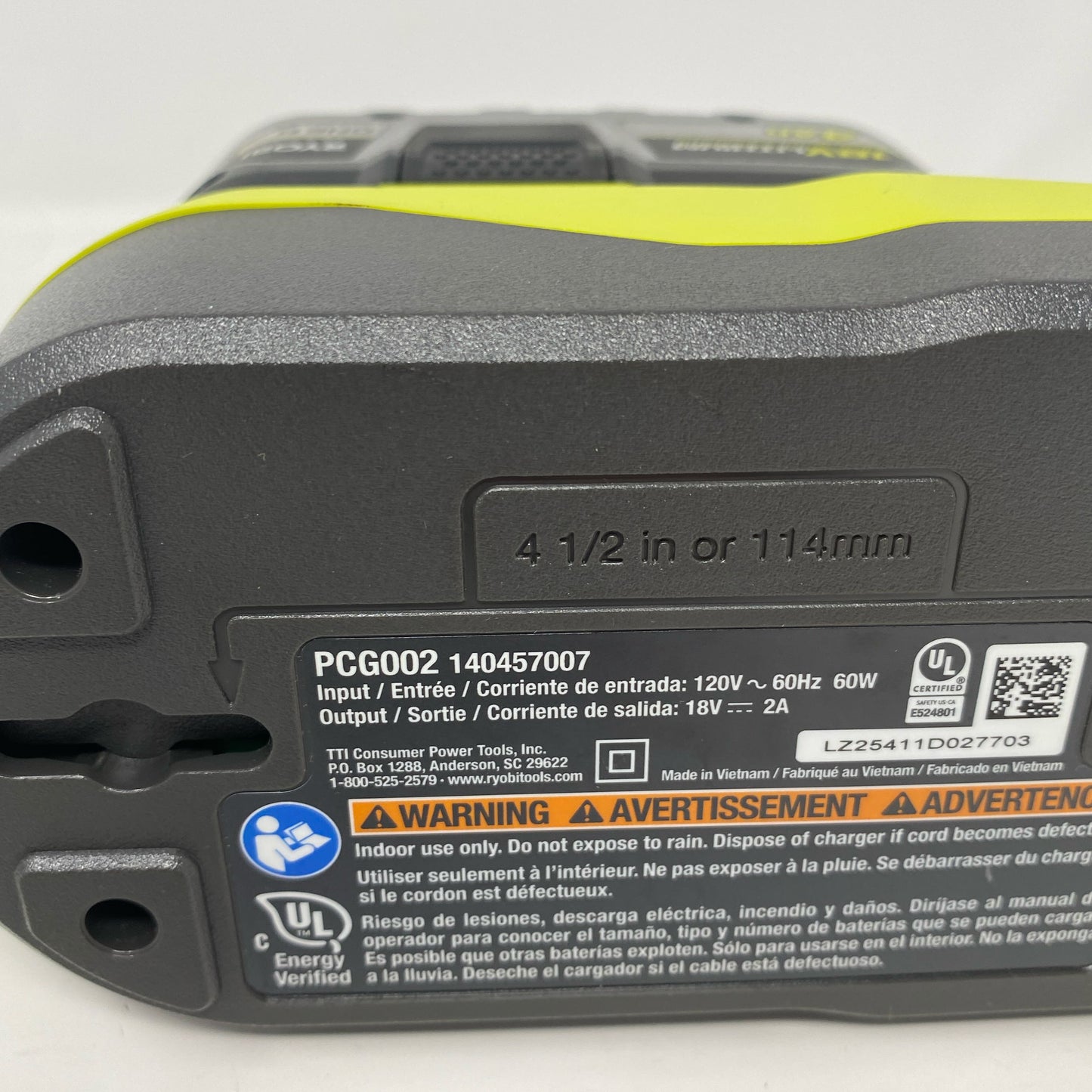 Serial #/Tag-LPNO591172969