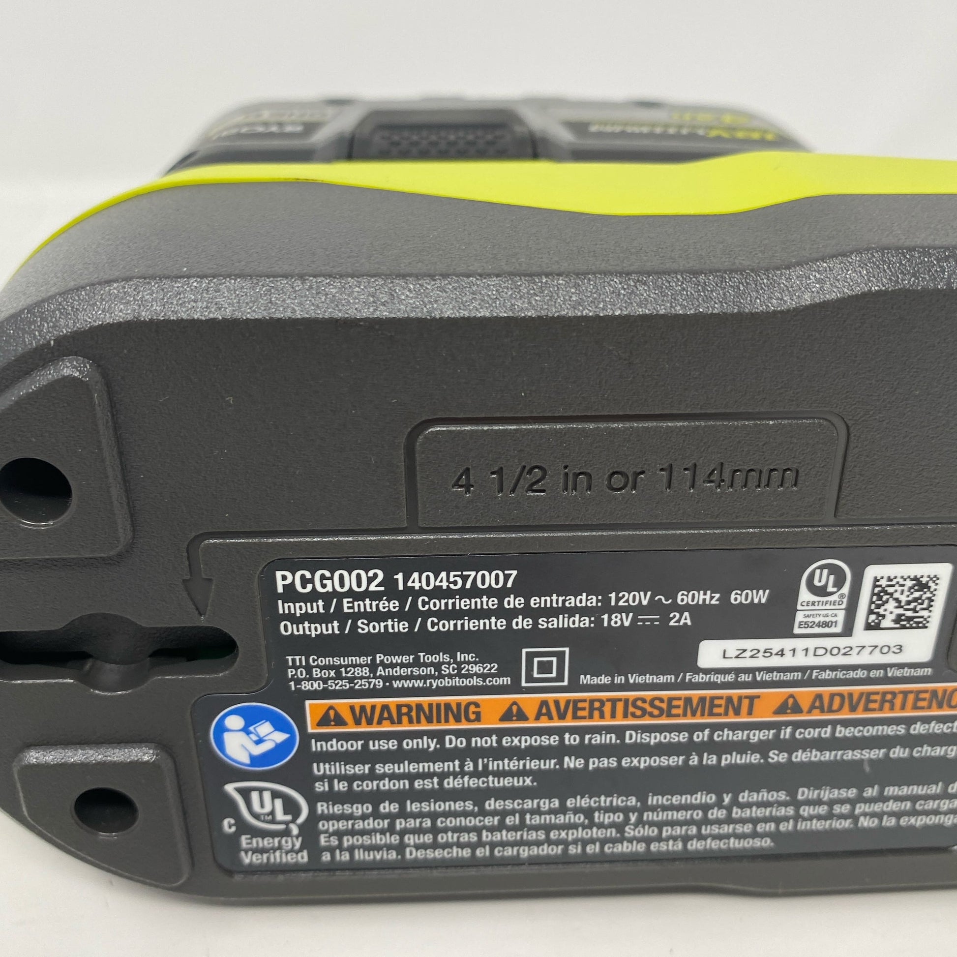Serial #/Tag-LPNO591172969