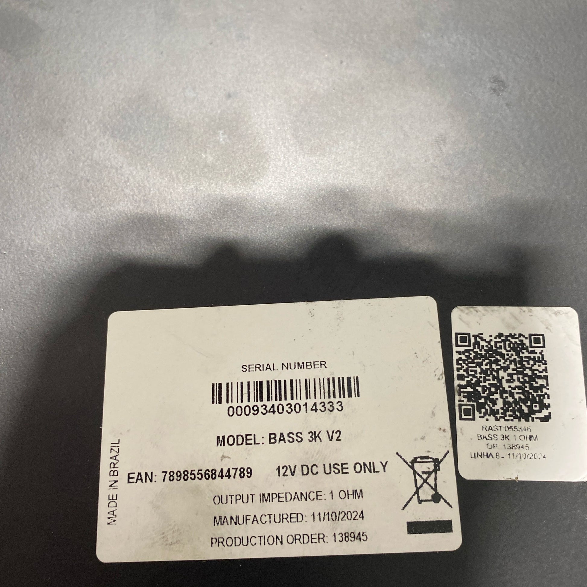 Serial #/Tag-UNT021092WZ3
