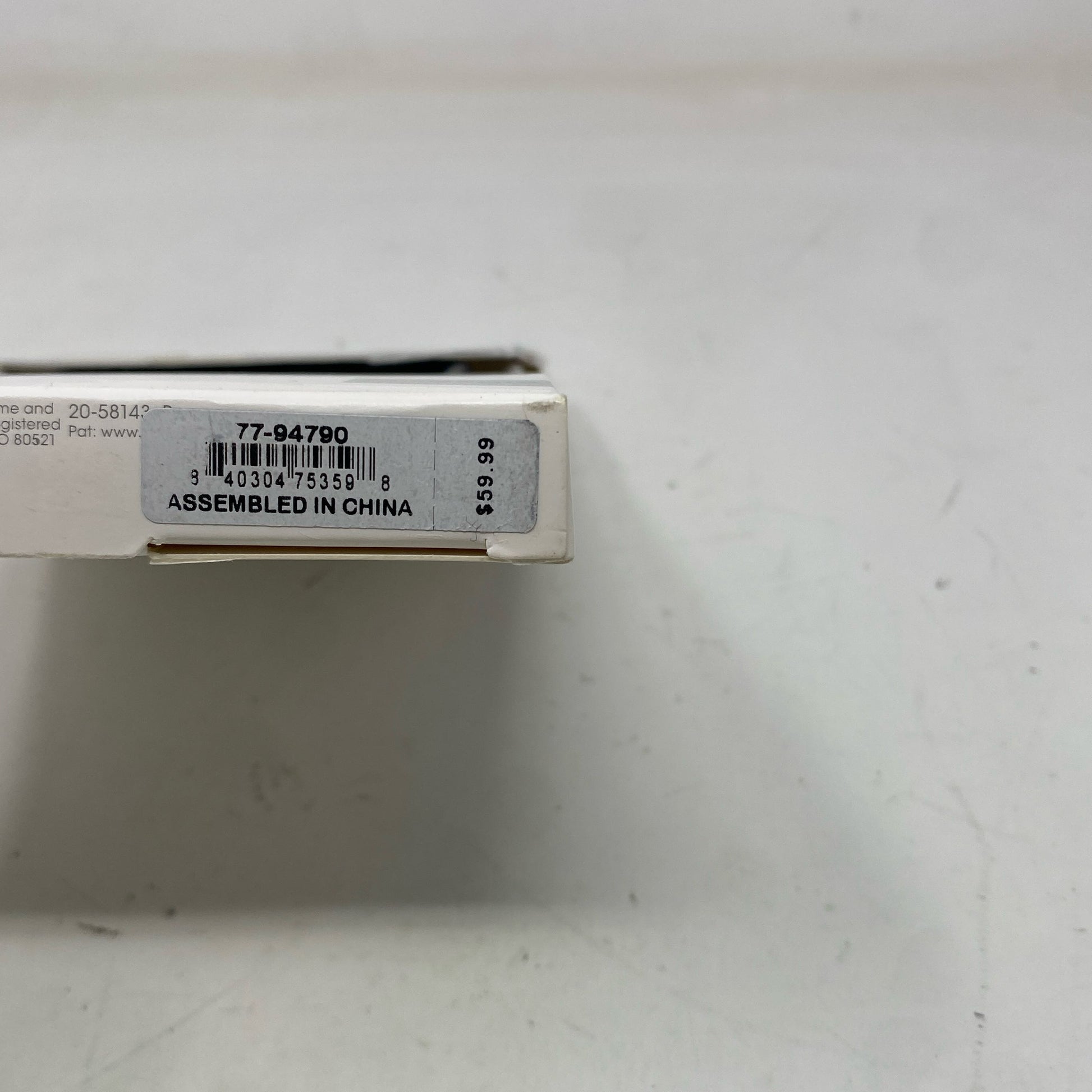 Serial #/Tag-LPNO559523799