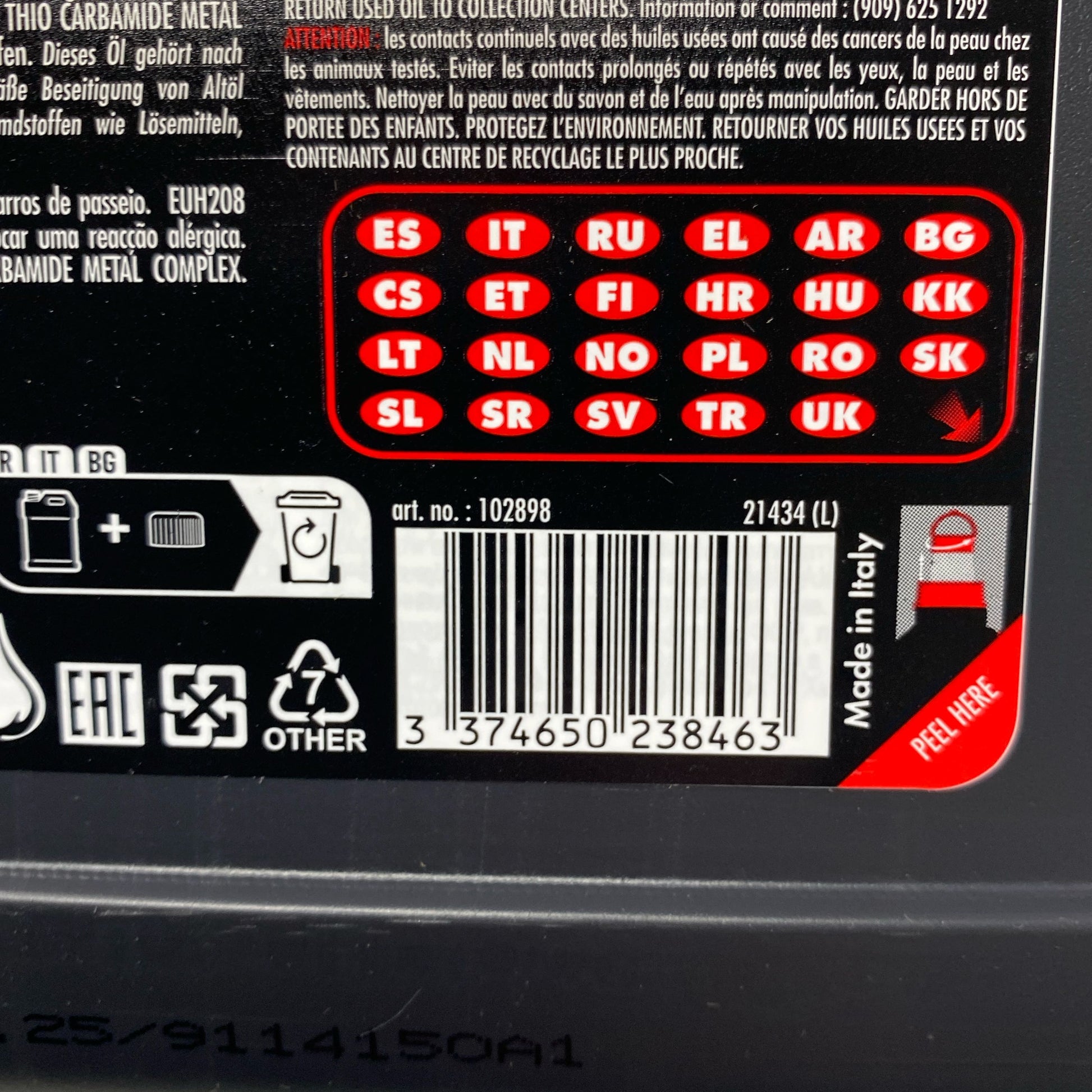 Serial #/Tag-UNT943157W0S