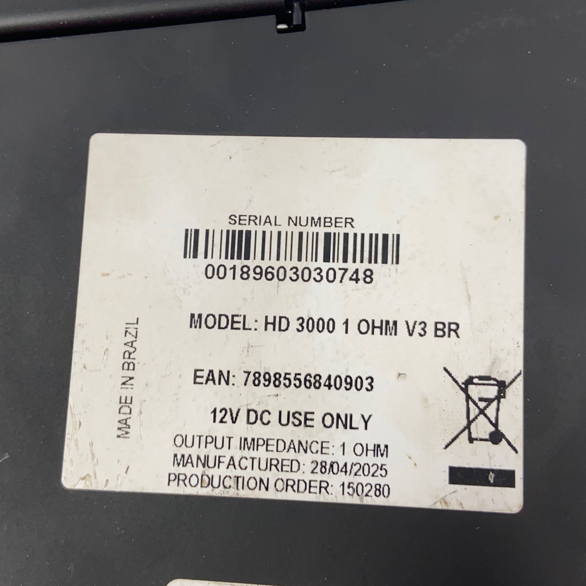 Serial #/Tag-UNT2828337U6