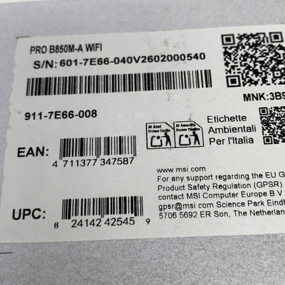 Serial #/Tag-LPNGSAT1272847