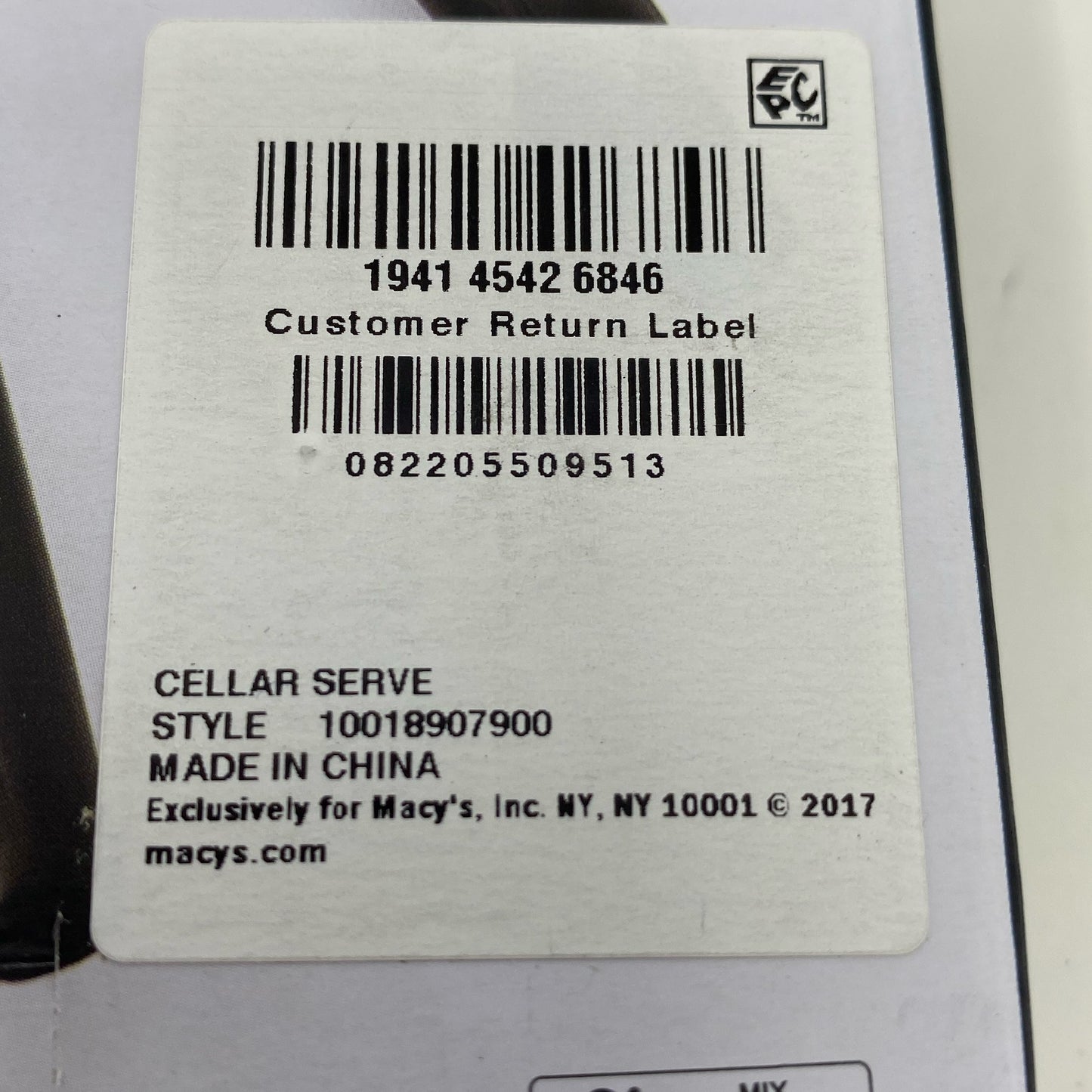 Serial #/Tag-UNT8497896XR