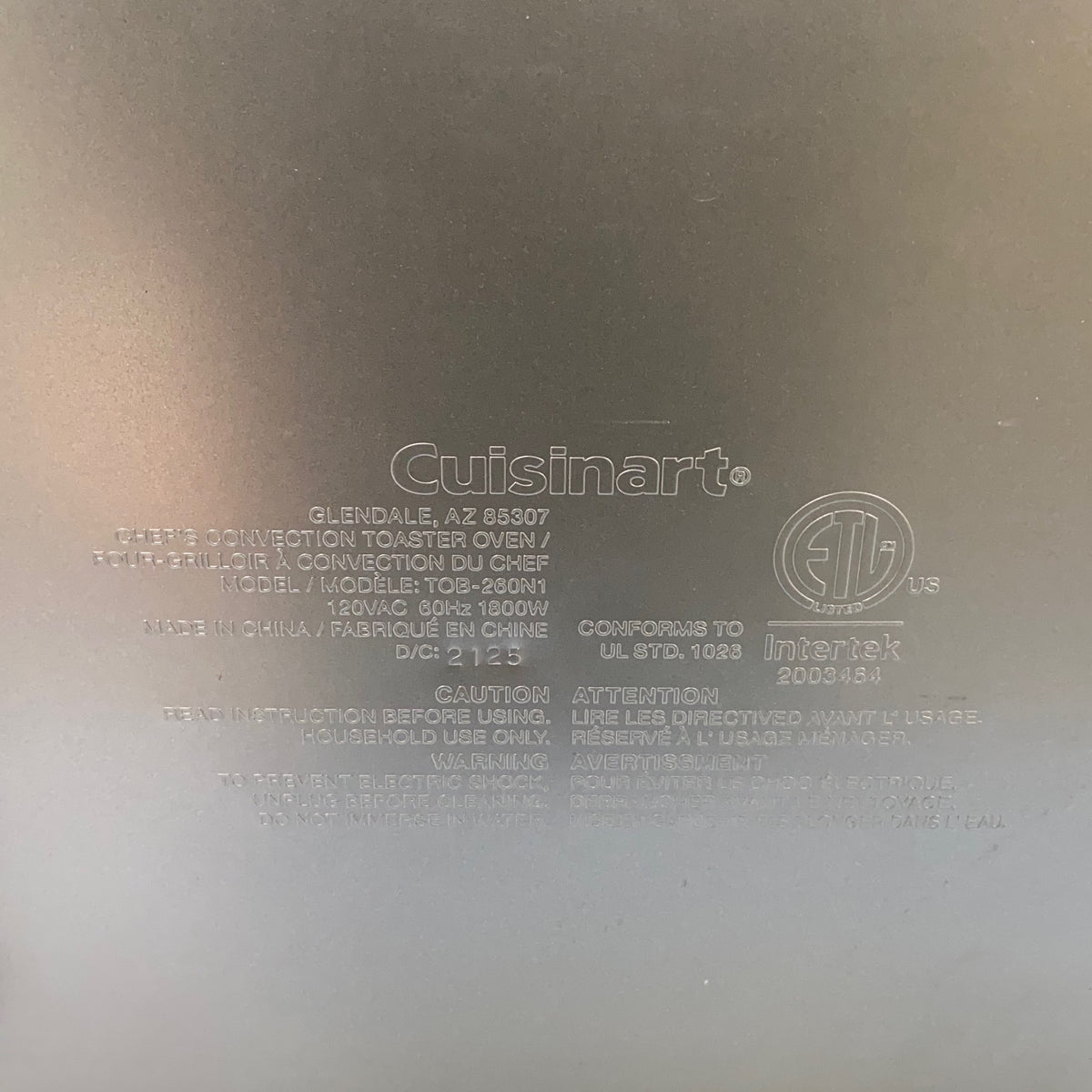 Serial #/Tag-LPNND6C3TC2WT