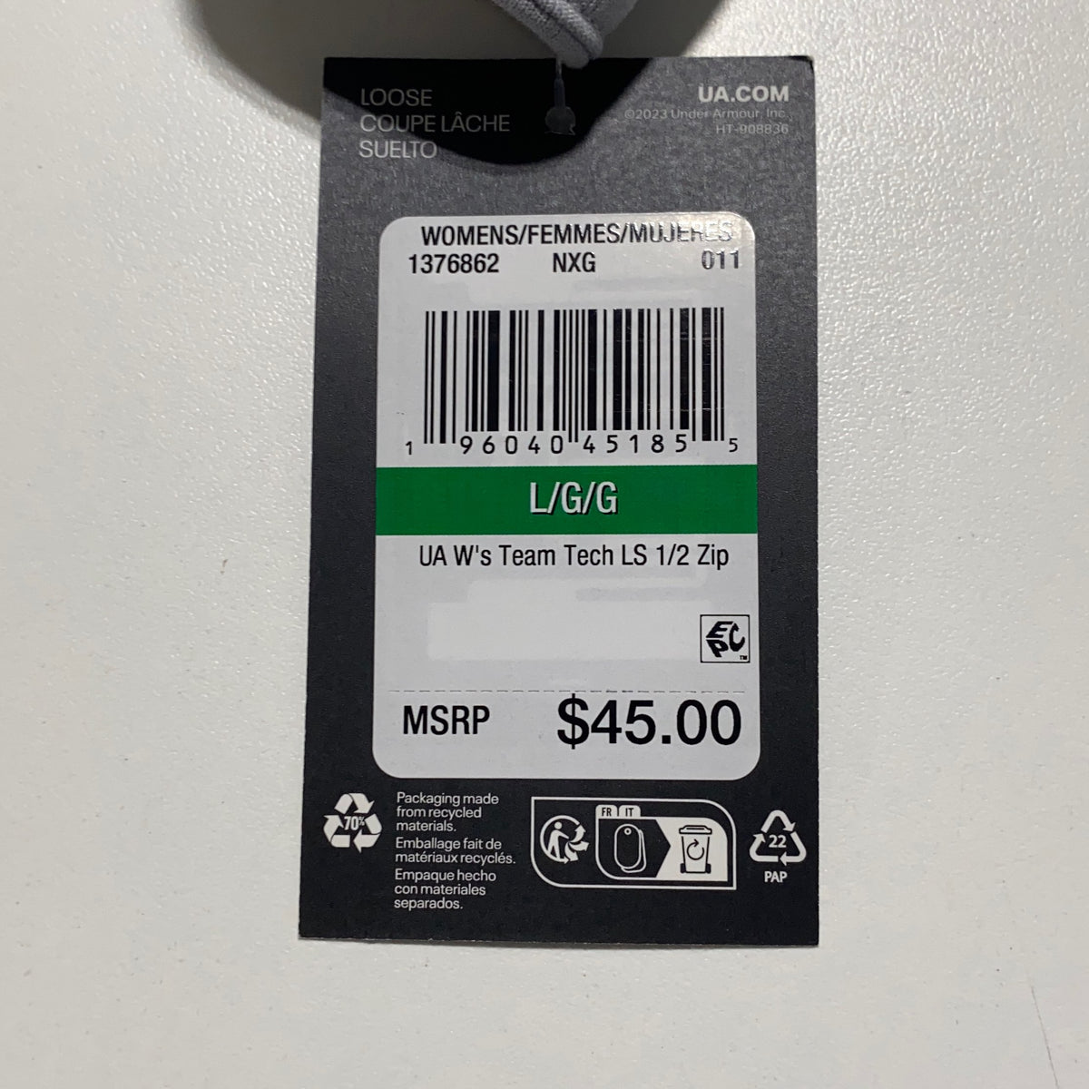 Serial #/Tag-UNT289715HZ6