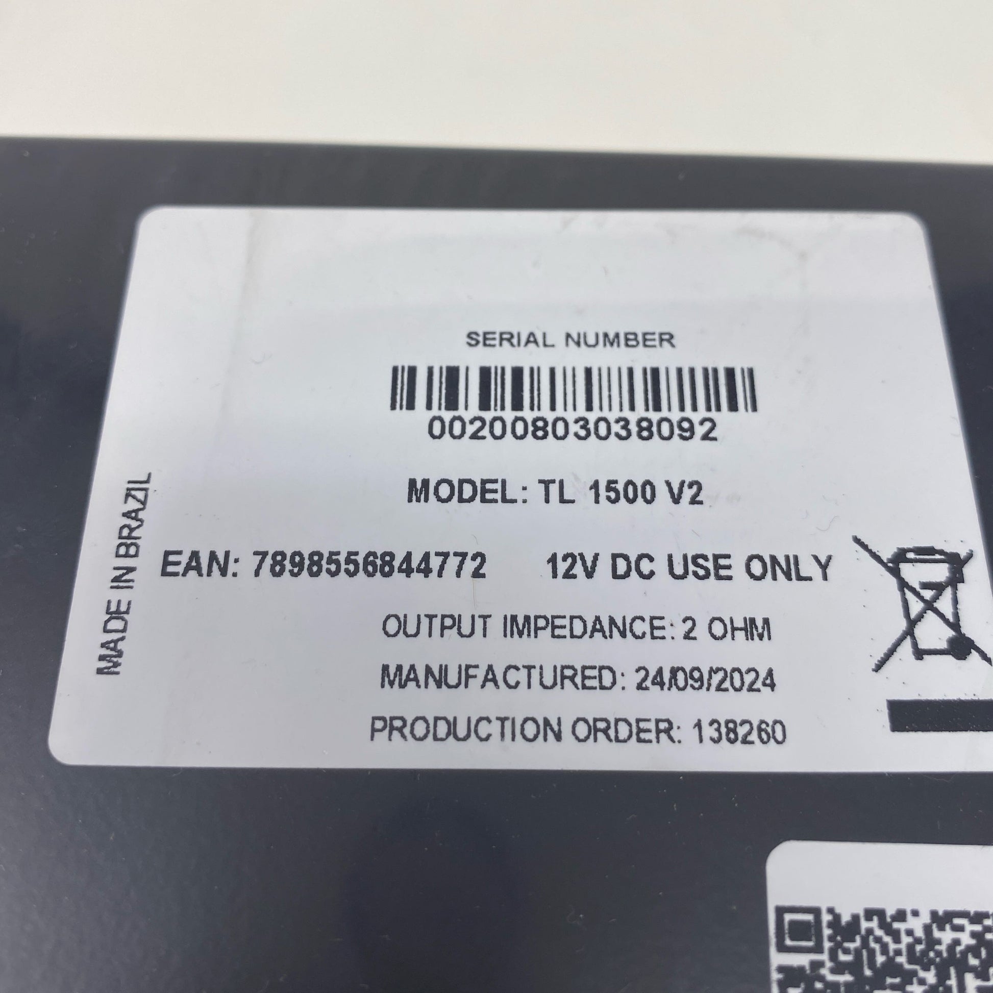 Serial #/Tag-UNT695012M7A