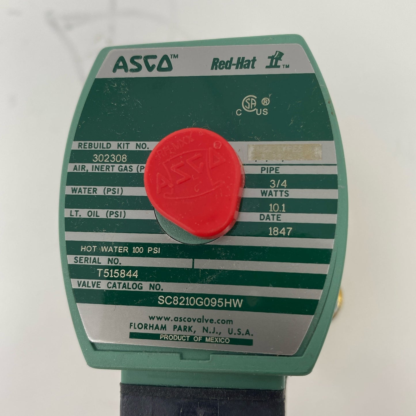 Serial #/Tag-UNT97072990G
