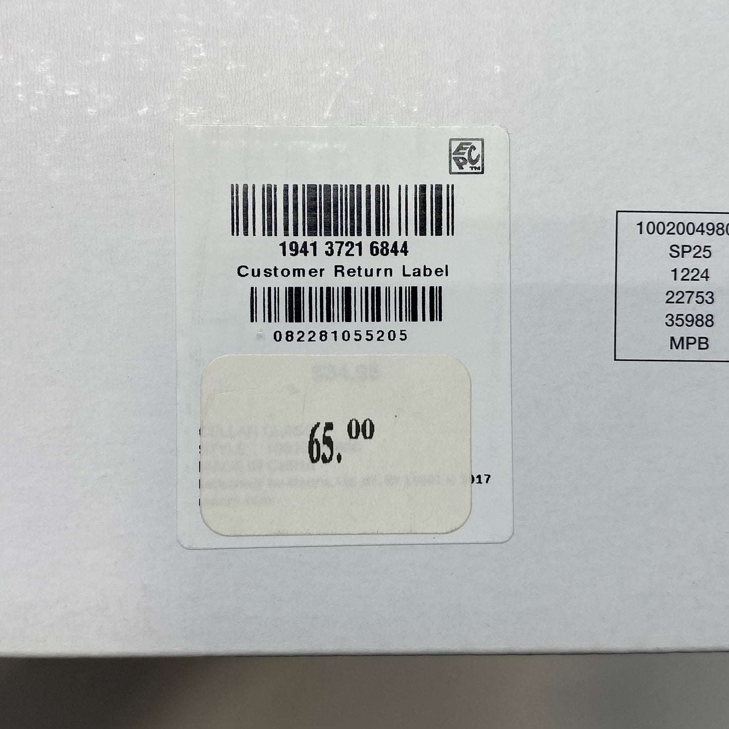 Serial #/Tag-UNT851305HDB