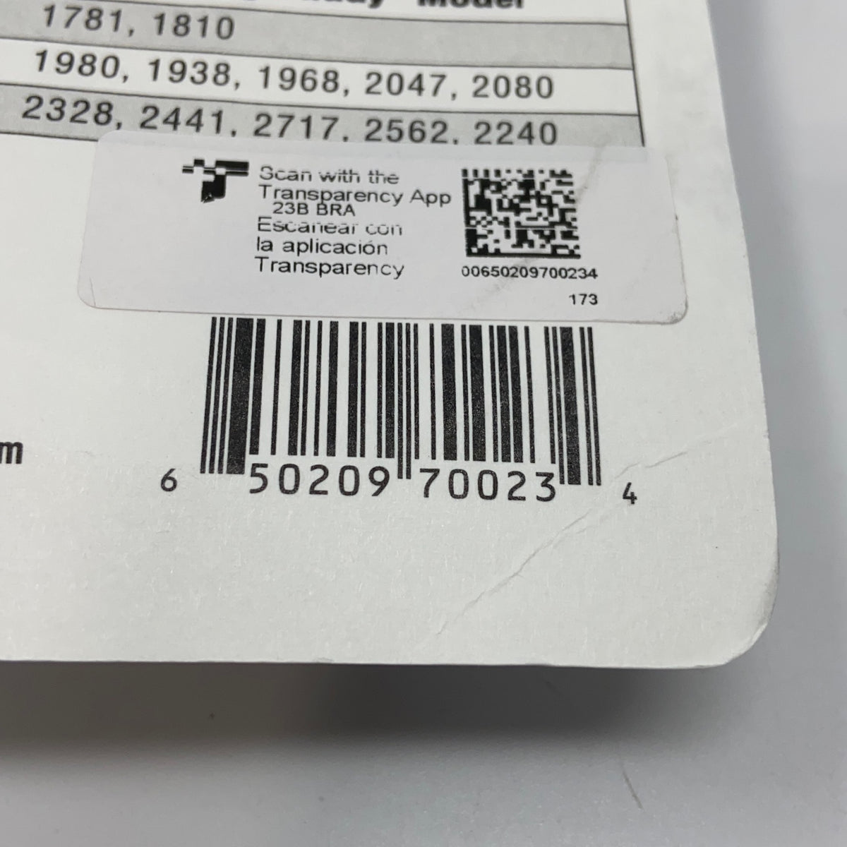 Serial #/Tag-LPNPMGI9448864