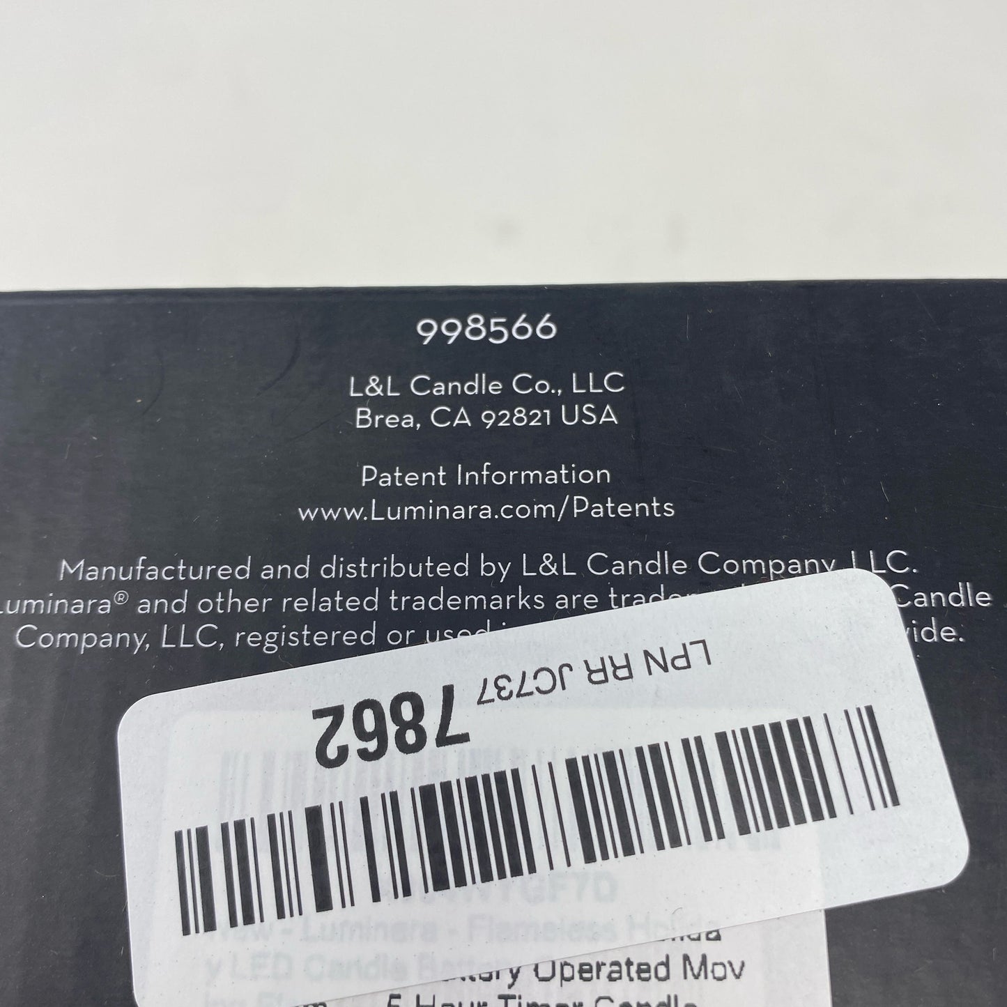Serial #/Tag-LPNRRJC7377862