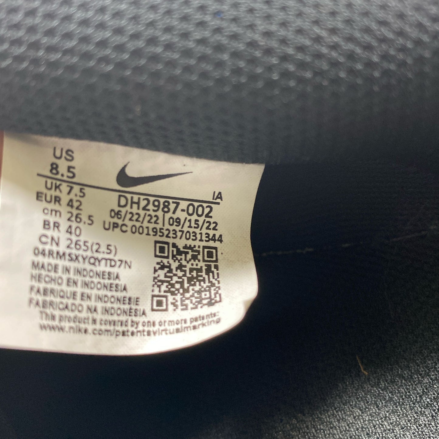 Serial #/Tag-UNT795140X7A