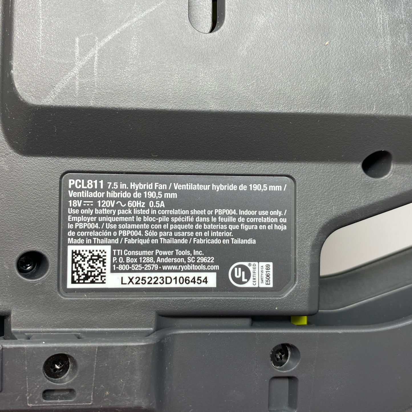 Serial #/Tag-LPNNC6HMD59JF