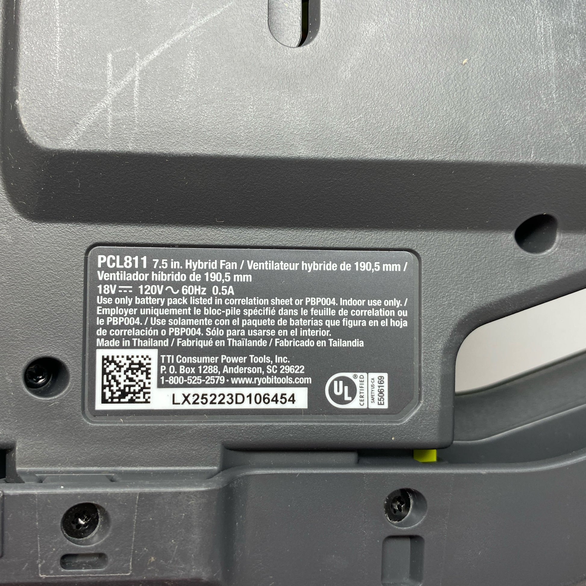 Serial #/Tag-LPNNC6HMD59JF