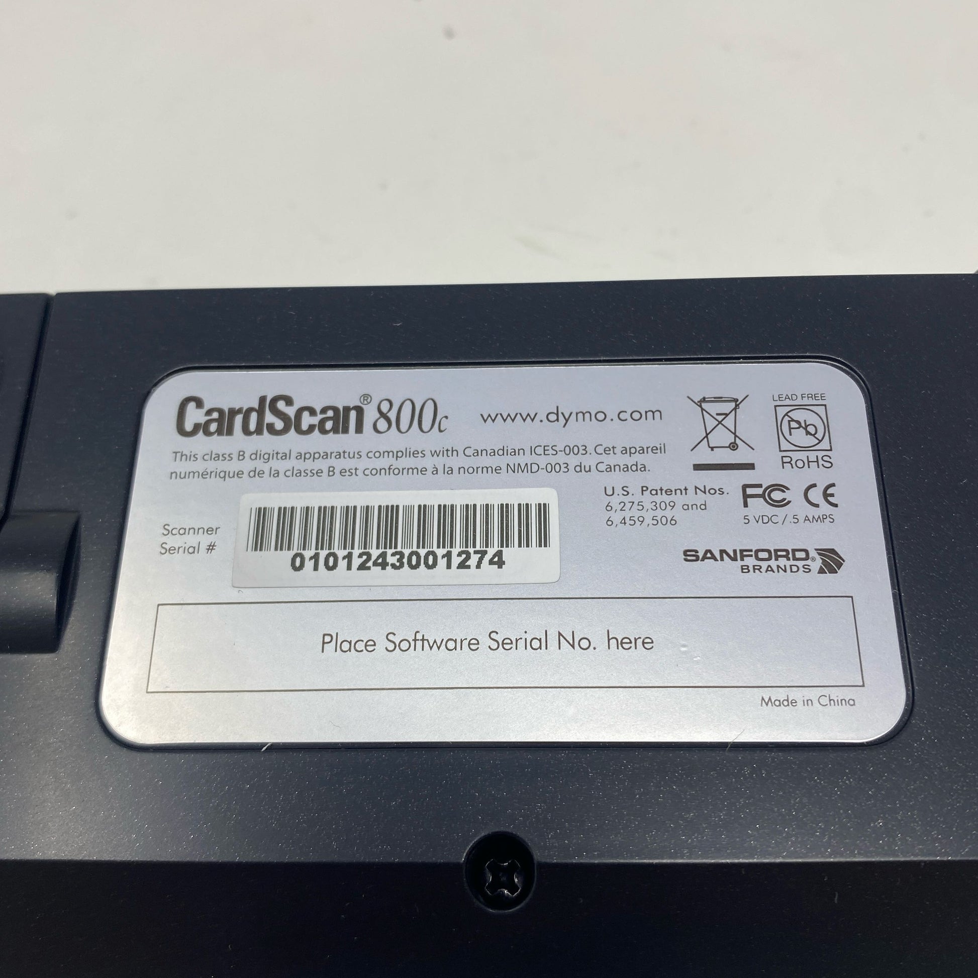 Serial #/Tag-UNT841260CJB