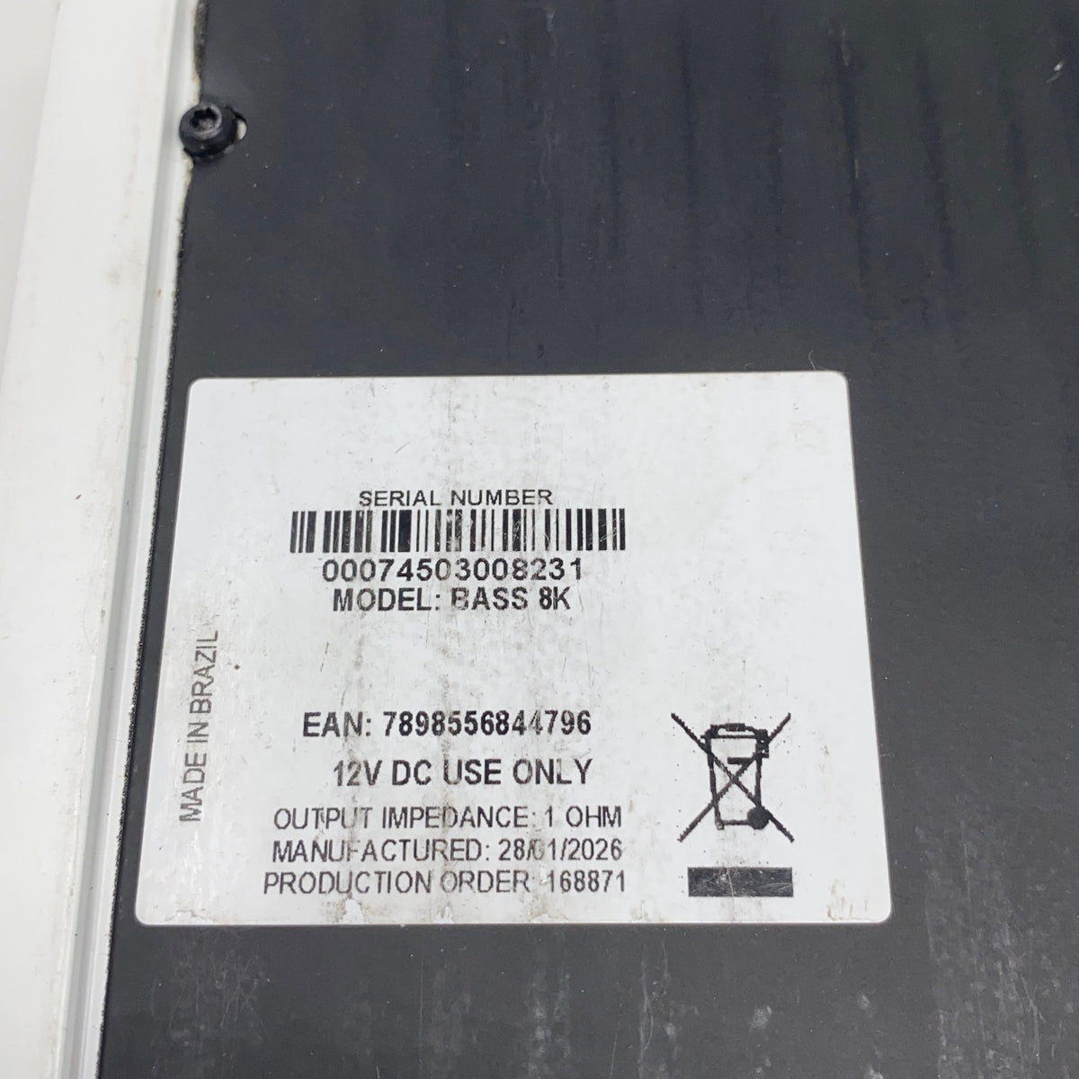 Serial #/Tag-UNT960545FQ2