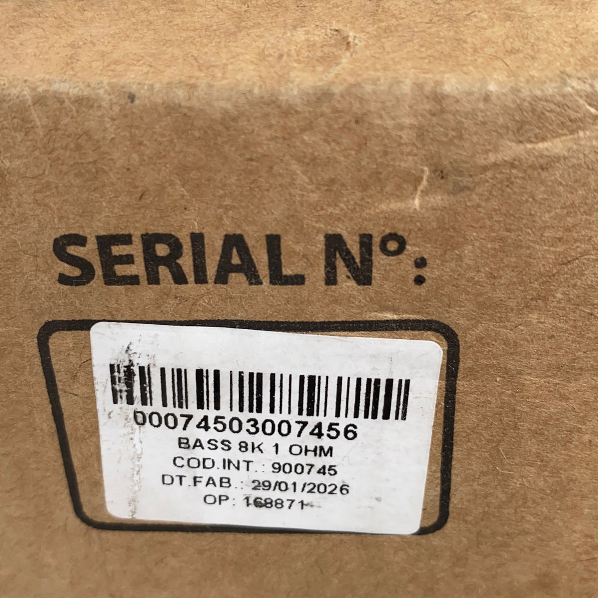 Serial #/Tag-UNT958212OWG