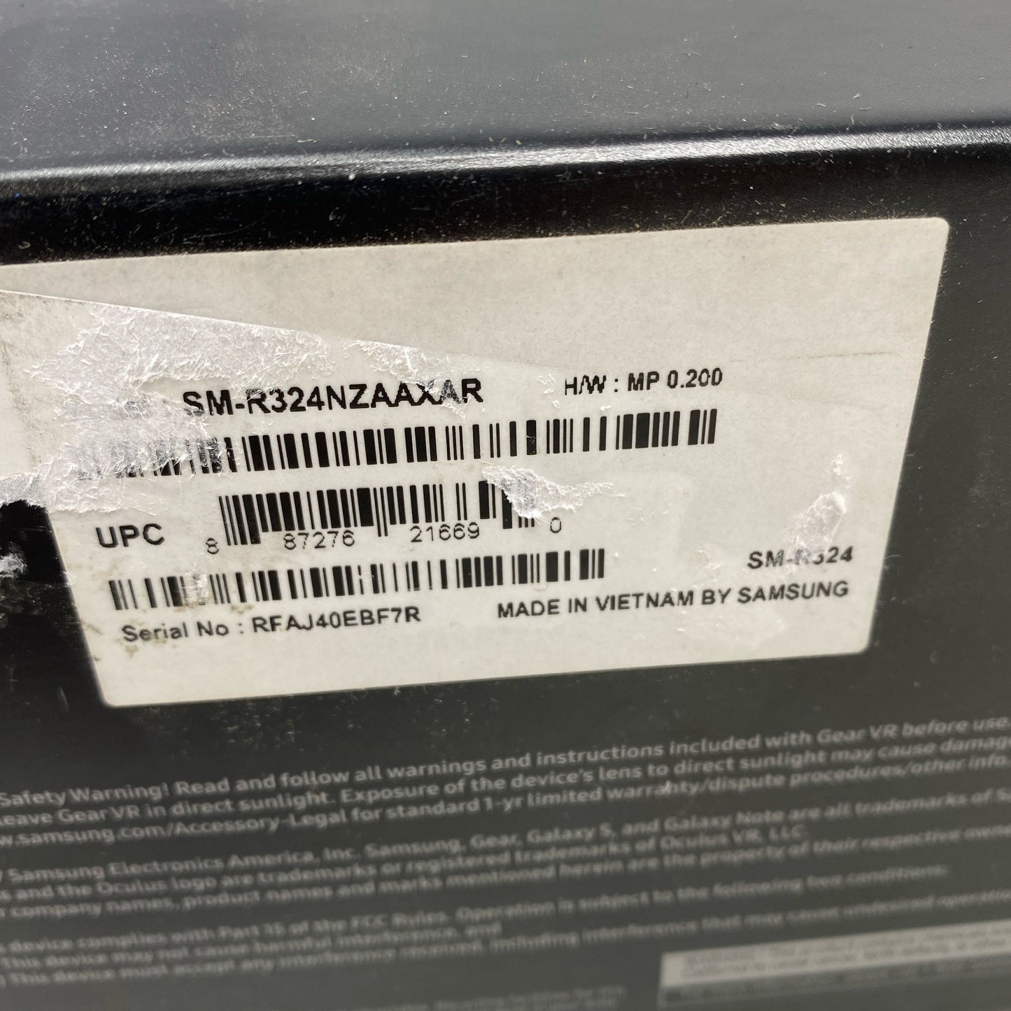 Serial #/Tag-UNT803861LU7