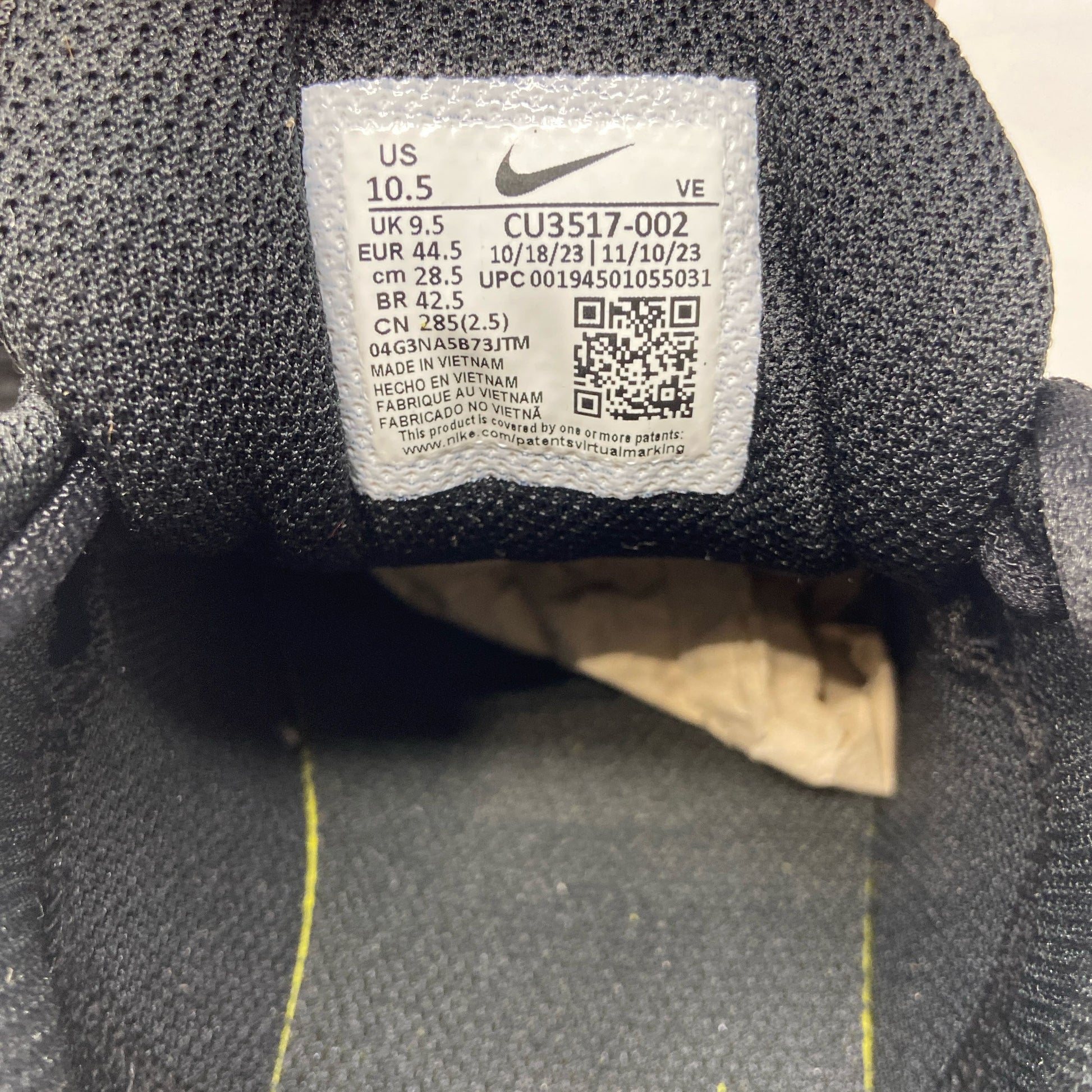 Serial #/Tag-UNT020275G28