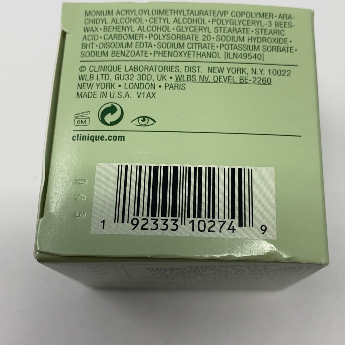 Serial #/Tag-UNT775920I71E