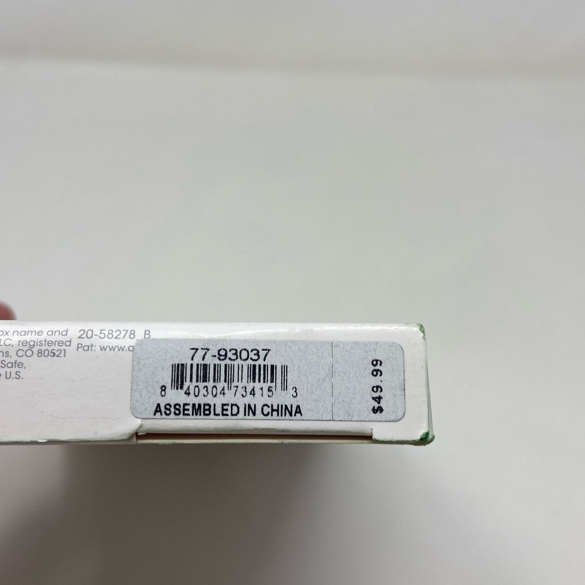 Serial #/Tag-LPNAC152262429