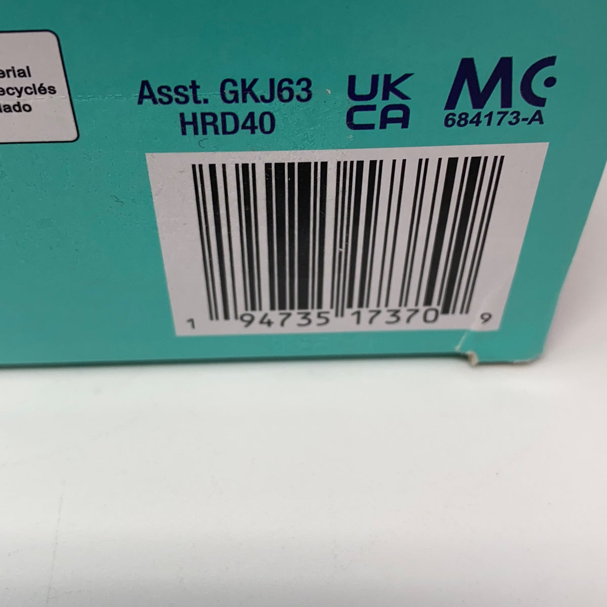 Serial #/Tag-UNT695511HOG