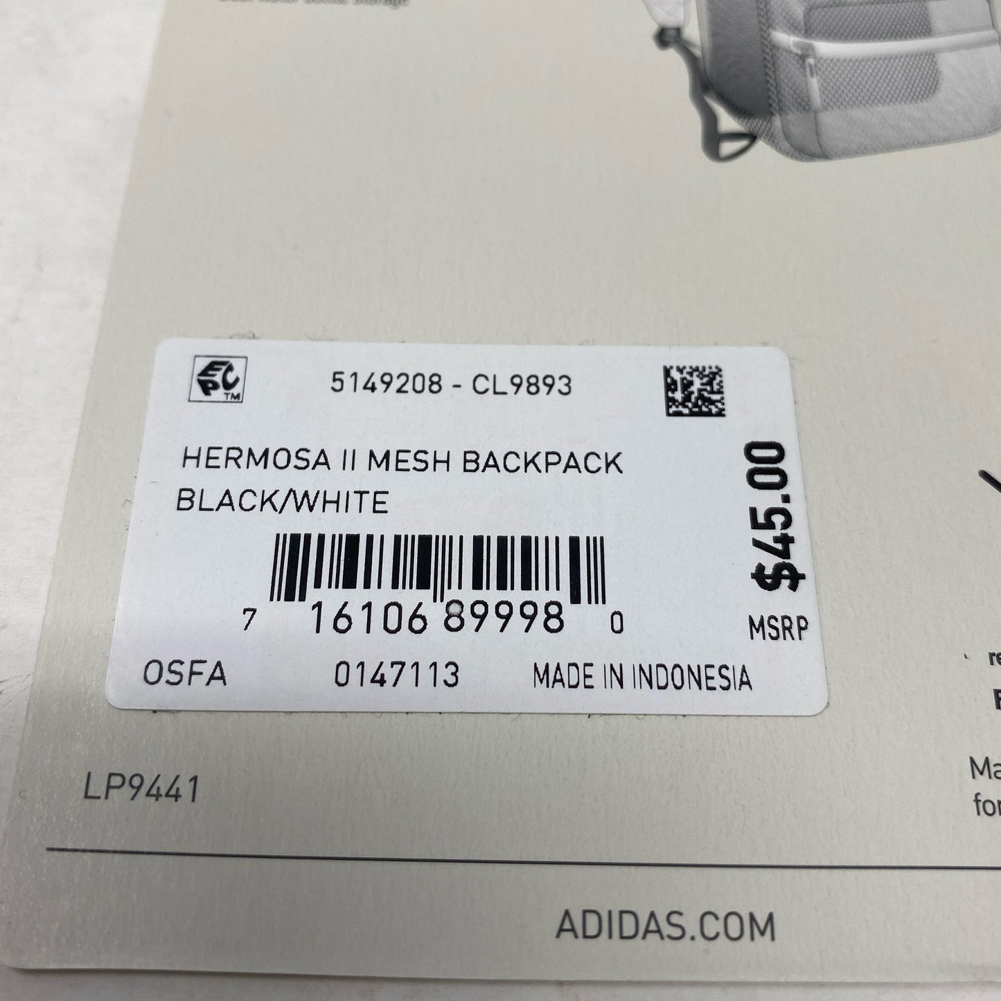 Serial #/Tag-LPNPMEV4706065