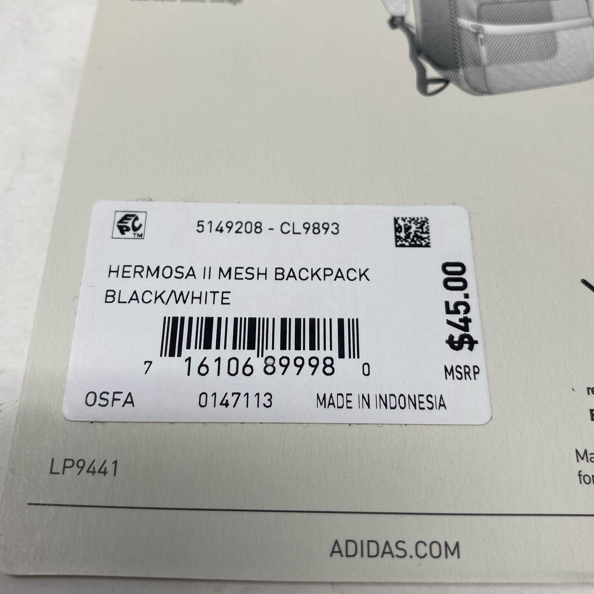 Serial #/Tag-LPNPMEV4706065