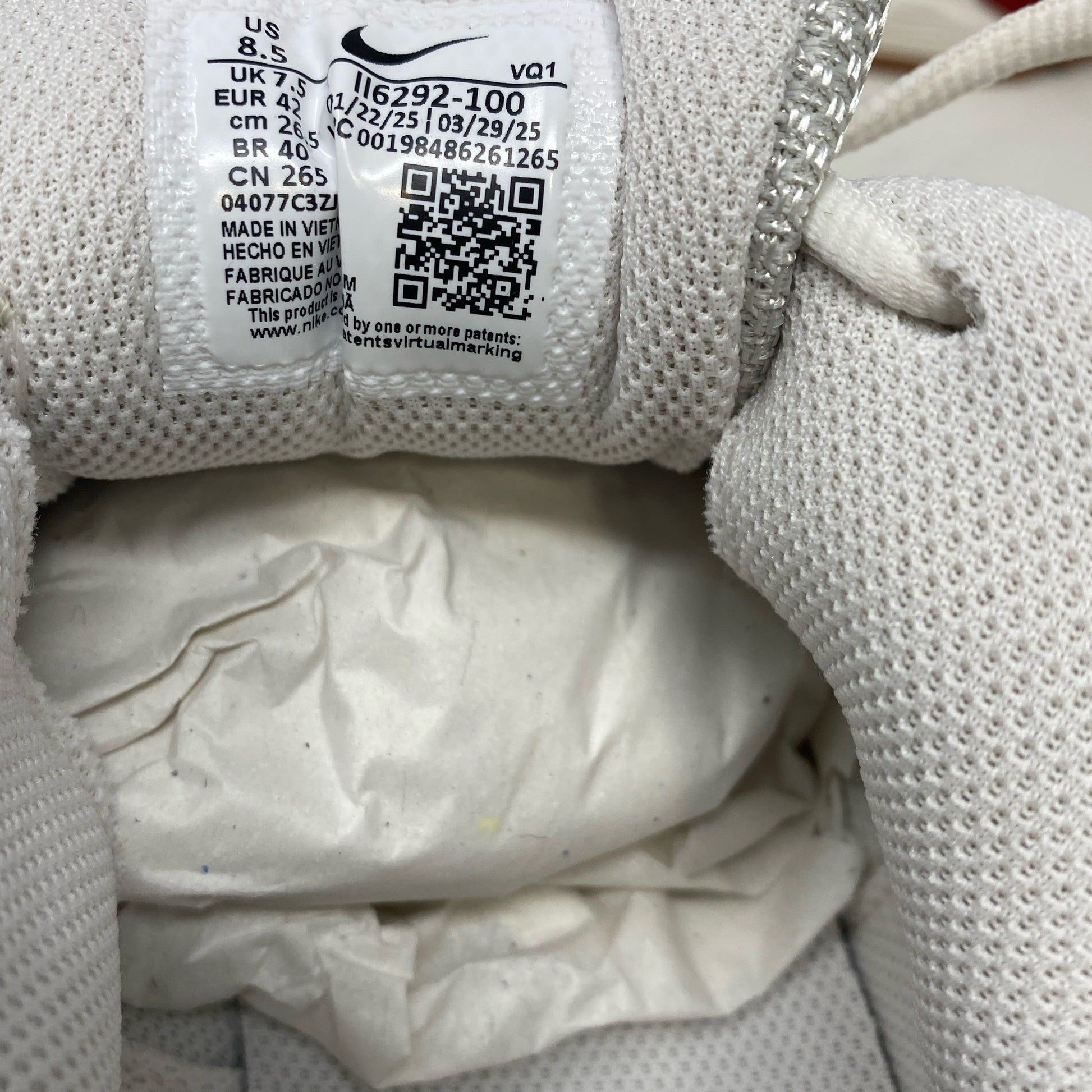 Serial #/Tag-UNT781568F65