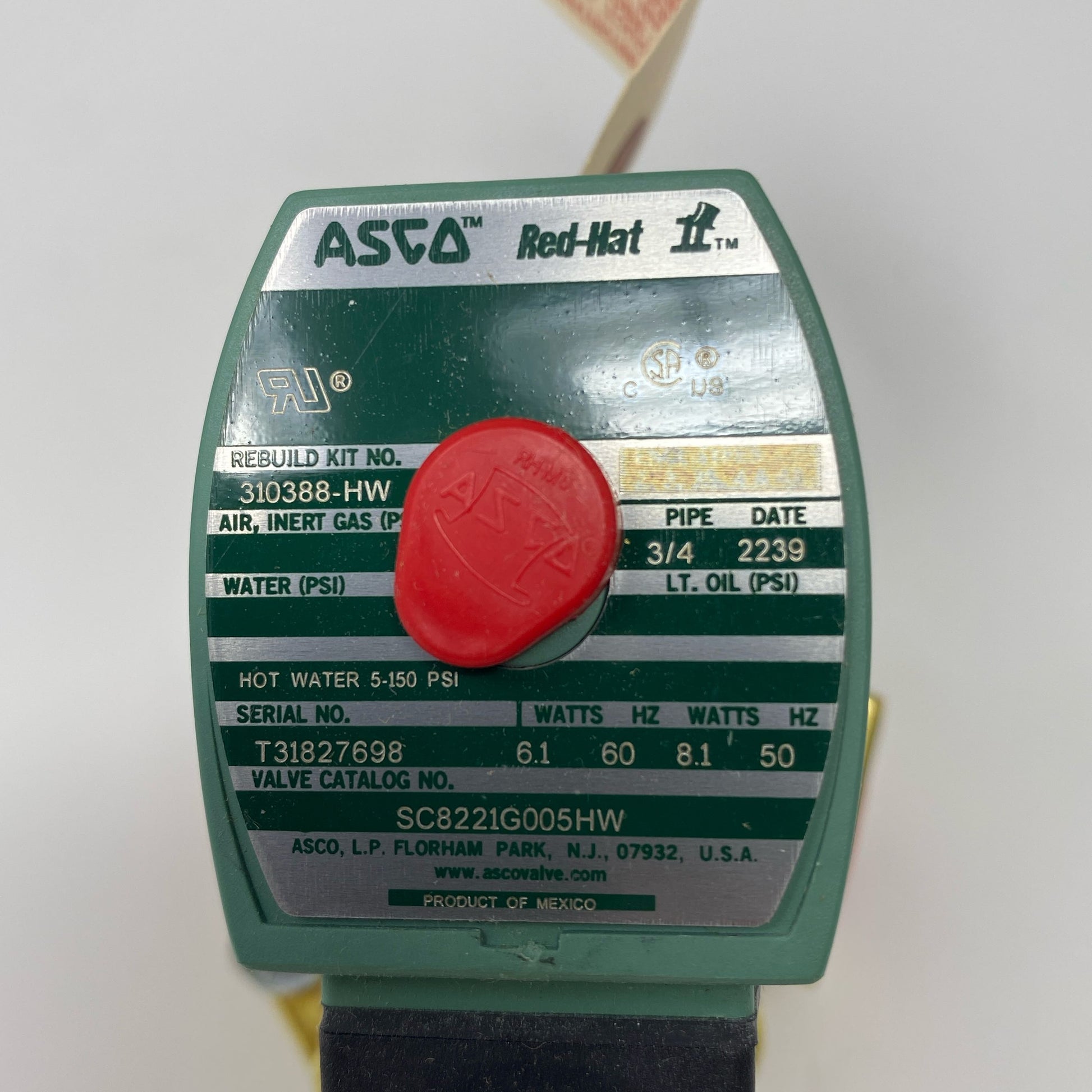 Serial #/Tag-UNT971262A7U