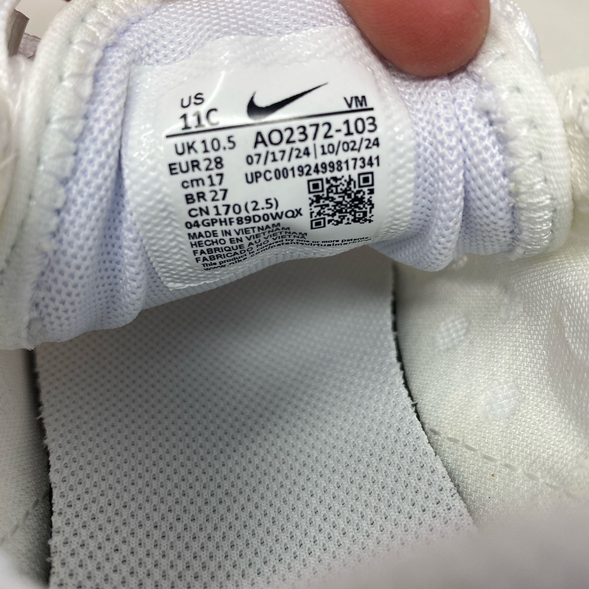 Serial #/Tag-LPNPMFO8389313