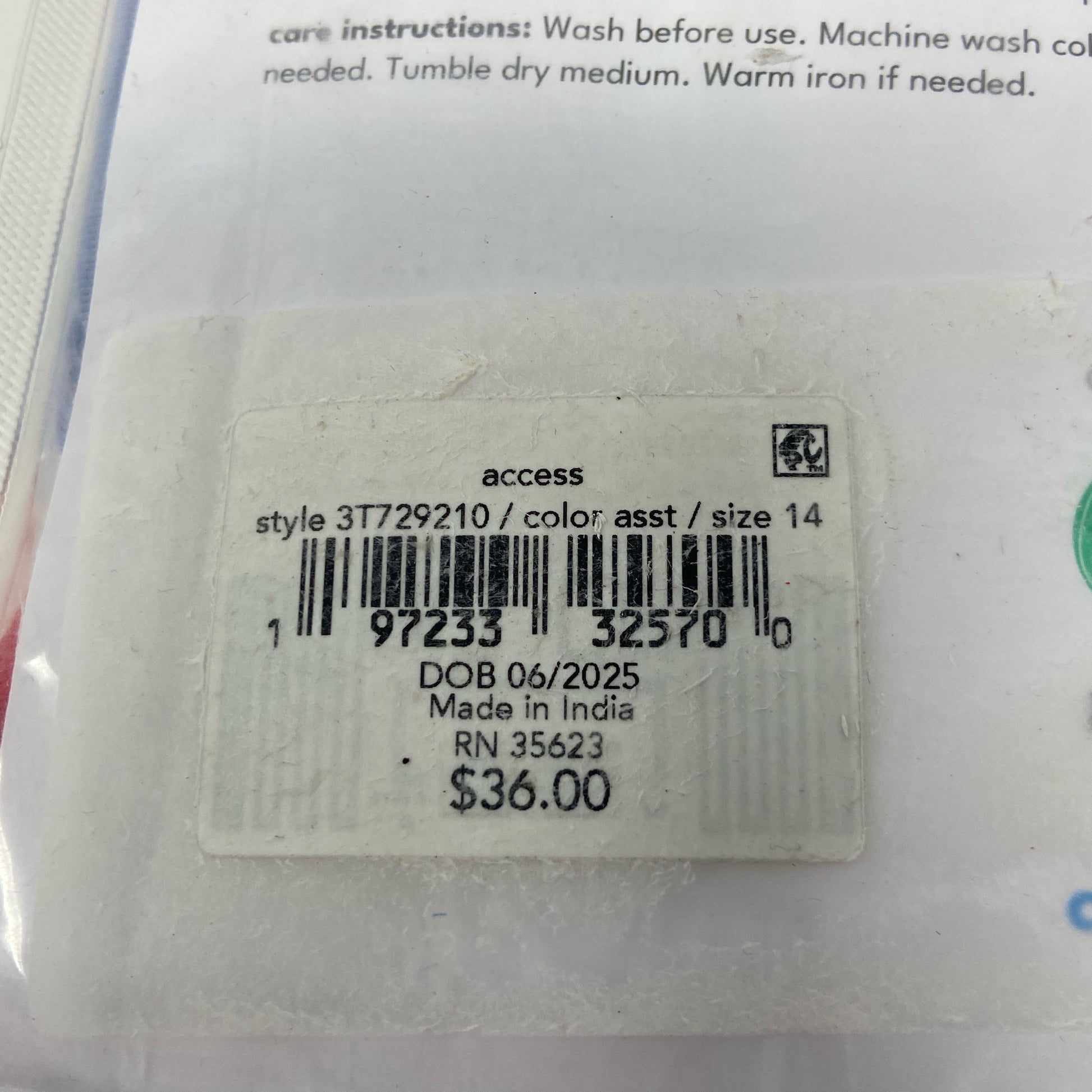 Serial #/Tag-LPNT090966543